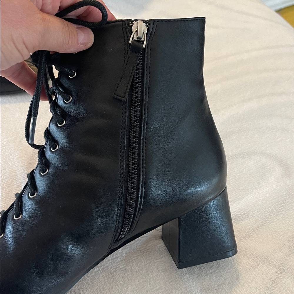 Linea Paolo Sanya Lace Up Boots - Picture 6 of 9